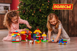 Конструктор Макси - Весёлая ферма (156 элементов) (в коробке) - Полесье фото 7