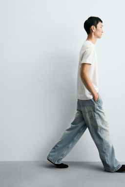 WIDE BAGGY FIT JEANS - Zara фото 6