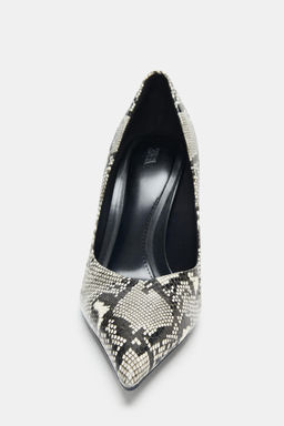ANIMAL PRINT HIGH-HEEL SHOES - Zara фото 9