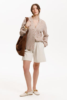 ЕВТ 3284/бежевые мини косы жакет жен