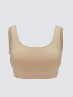 Balensiz Dolgusuz D?z Seamless Sporcu S?tyen
