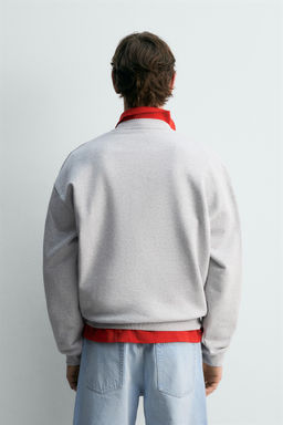 REGULAR FIT CREWNECK SWEATSHIRT - Zara фото 3