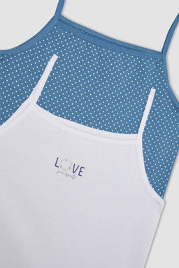 Майка из двух частей для девочек