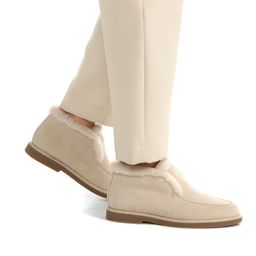 Женские высокие лоферы TENDANCE Артикул 3228801, светло-бежевый