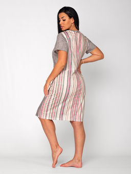 Платье женское кулирка "ПРИТЯЖЕНИЕ" ПОЛОСА