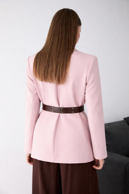 Tas Kendinden Kemerli Blazer Ceket TWOSS26BC00040 - Trendyolmilla фото 15
