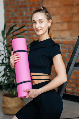 Коврик фитнес 1400*500*5 Барби