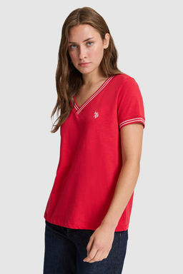 Kad_n K_rm_z_ V Yaka Basic Ti__rt - U.s. polo assn фото 3