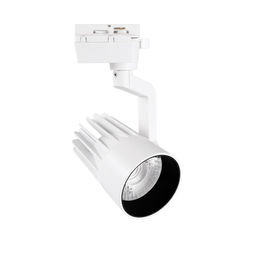 ULB-Q274 30W/4000К WHITE Светильник-прожектор светодиодный трековый. 3000 Лм. Белый свет (4000К). Корпус белый. ТМ Volpe.