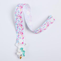 Держатель для соски - пустышки M&B «Единорог», на ленте