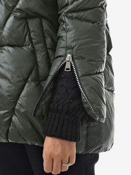 Зимняя куртка с вязанной отделкой - А+б коллекция фото 10