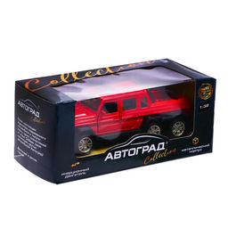 Машинка металлическая Внедорожник 6X6, 1:32, инерция - Автоград фото 5