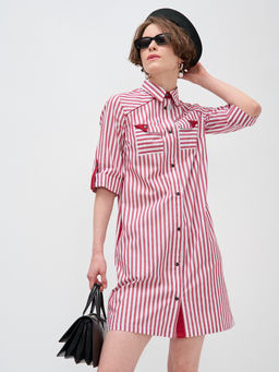 Платье с яркими вставками OD-273-2