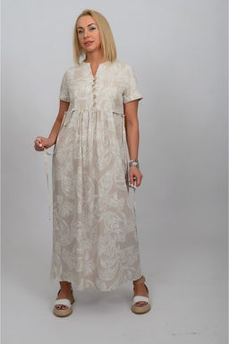 Льняное платье 019Л - Новый лен фото 2