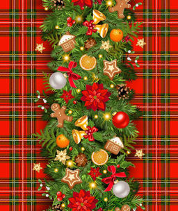 Дорожка для сервировки 50*150 см, хлопок 100% (Гирлянда) - Ивановотекстиль фото 2