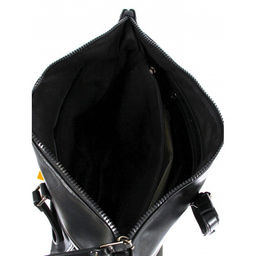 Сумка женская искусственная кожа BT-V 7640, 1отд+карм/перег, плечевой ремень, черный/серый SALE 262521 - Adelia фото 3