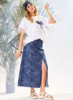 Юбка LAIKONY 872-2 небесно-синий