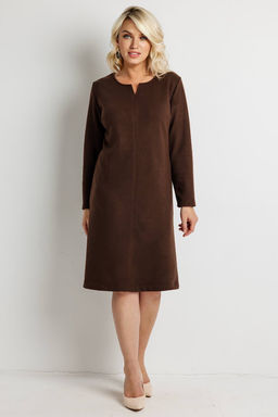 Платье женское 6162Н/04/Коричневый