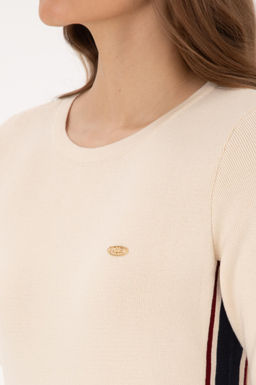 Kad_n Krem Triko Elbise - U.s. polo assn фото 6