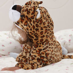Плюшевый комбинезон Леопард