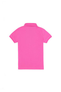 Розовая базовая футболка для девочек - U.s. polo assn фото 8