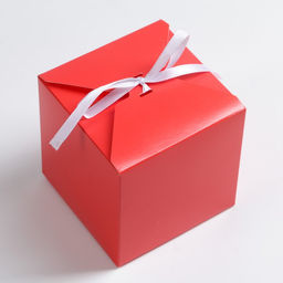 Цена за 10 шт. Коробка складная красная, 10 х 10 х 10 см - UPAK LAND фото 2