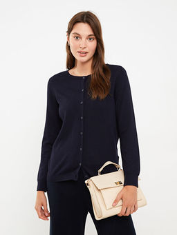 Bisiklet Yaka D?z Uzun Kollu Kad?n Triko H?rka