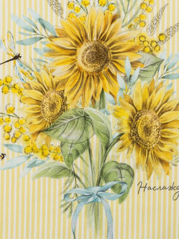 Фартук Этель Солнечные цветы 70?60 см, 100% хлопок, саржа 190 г/м?