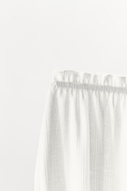 SHORTS GLOBO POINTELLE / Blanco - Zara фото 8