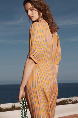 LIMITED EDITION STRIPED MIDI DRESS - Zara фото 3