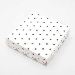 Цена за 10 шт. Коробка для печенья, «Горох», крафт 12×12×3 см