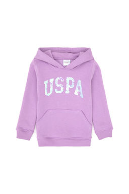 K_z _ocuk Lila Basic Sweatshirt Sepette S_rpriz _ndirim