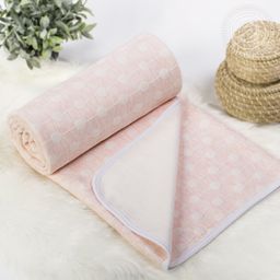 Ожерелье розовое 220*200/1 шт. Одеяла-покрывала (трикотаж)