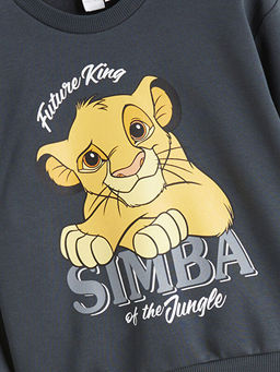Simba Bask?l? Erkek ?ocuk Sweatshirt ve E?ofman Alt? 2li