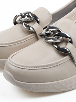 06-YG107-2 BEIGE Туфли женские (натуральная кожа)