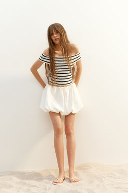 Top off-the-shoulder de canal? - H&m фото 8