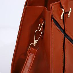 Сумка-тоут на молнии, цвет коричневый - Simaland фото 6