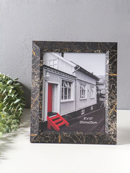 Фоторамка пластик 20х25 см "Гедеон" чёрный с золотом 32х28х2 см