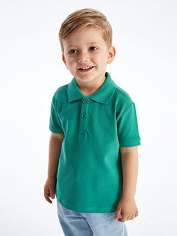 Polo Yaka K?sa Kollu Basic Erkek Bebek Ti??rt