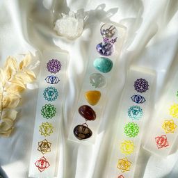 Радуга Самоцветов Пластина Селенит 7 чакр  фото 5