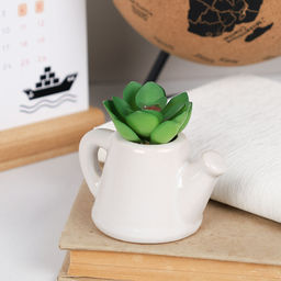 Цена за 1 шт. Цветочная композиция Кактус в чайнике / FA2885 /уп 12/192/ - Галеонтрейд фото 3