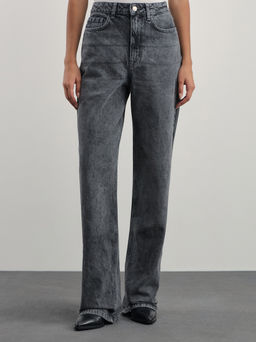 Джинсы straight с высокой посадкой / Zarina  фото 2