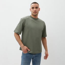 Футболка мужская MINAKU: Basic line MAN цвет хаки, размер 54