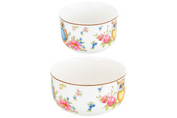 Набор 2 салатников - 13*13*6,5 см 560 мл+10,5*10,5*6 см 260 мл Совушки с плас.крыш. NEW BONE CHINA - Elan gallery фото 10