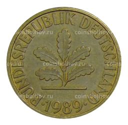 10 пфеннигов 1989 года G Германия