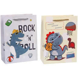 Пакет подарочный "Весёлая игра" 18*24*8,5 см, микс