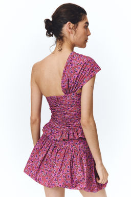Top de un hombro con detalle girado - H&m фото 5