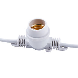 UDL-K110 40/E27/10M IP65 WHITE BELT-LIGHT Гирлянда Белт-лайт, 10м + 1,5м сетевой шнур. 40 патронов E27, шаг 25см. Белая. TM Uniel
