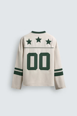 CAMISETA ESTAMPACI?N F?TBOL AMERICANO / Piedra - Zara фото 9