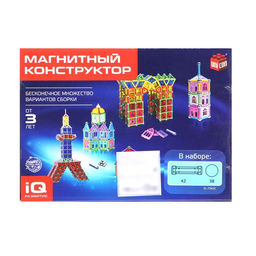 Конструктор магнитный Необычные фигуры, 80 деталей - Unicon фото 6